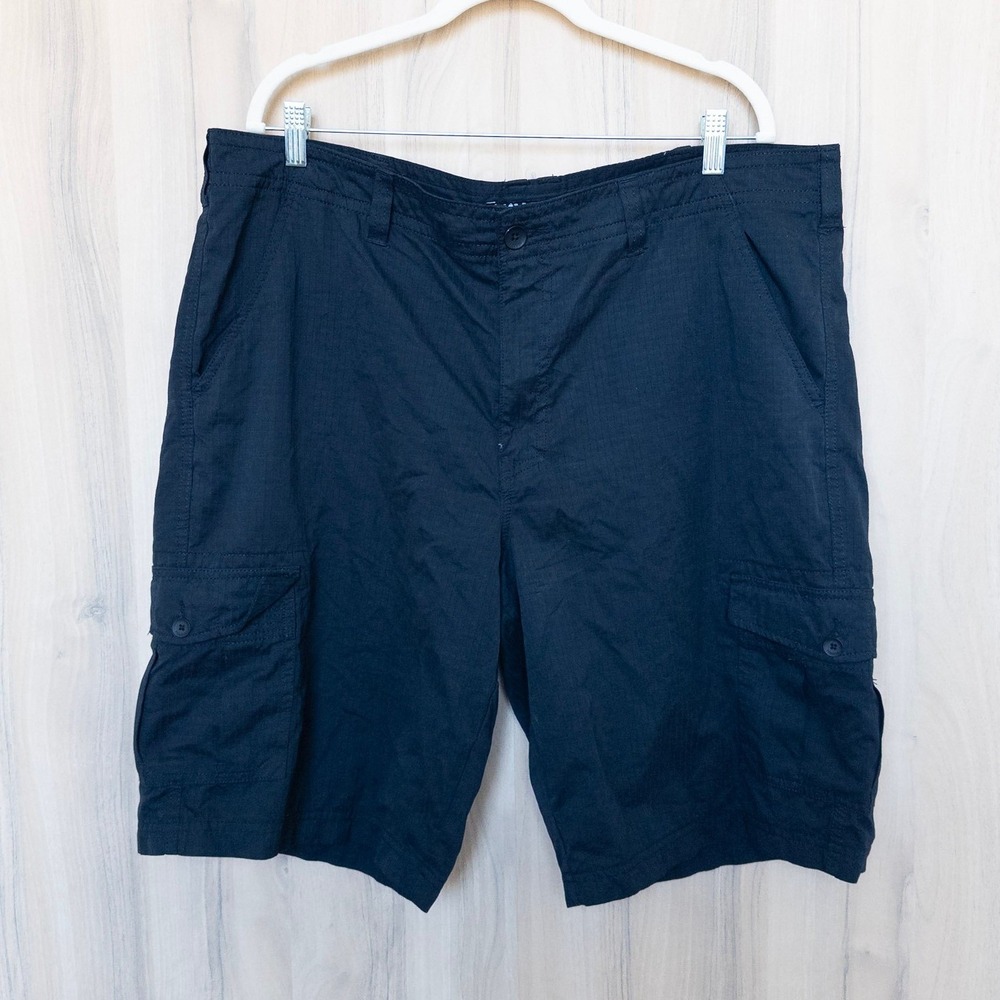 Tony Hawk Mens Cargo Shorts Size 40 Navy Ripstop Skater Casual Outdoor Gorpcore